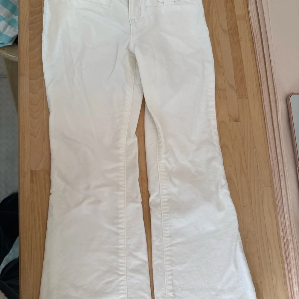 Gymboree Girls 5T White Velvet Bootcut Pants NWOT Soft Dressy Holiday